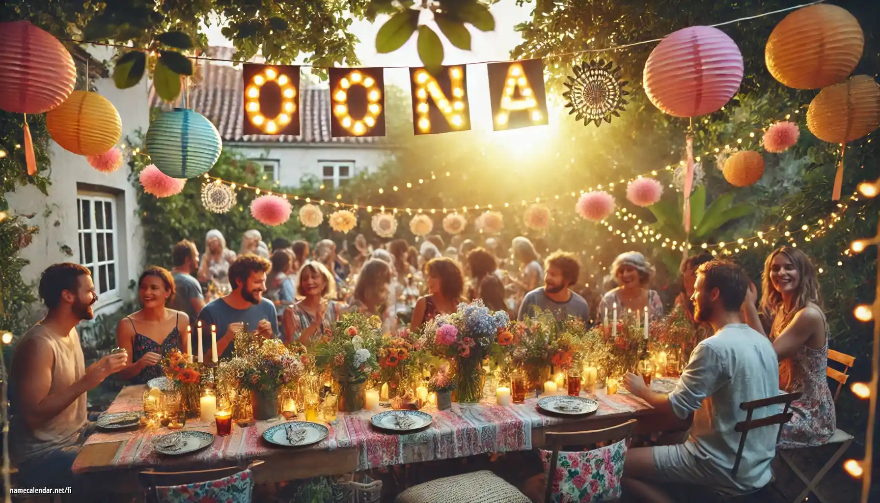 Nimipäivän ja nimen juhliminen - Oona