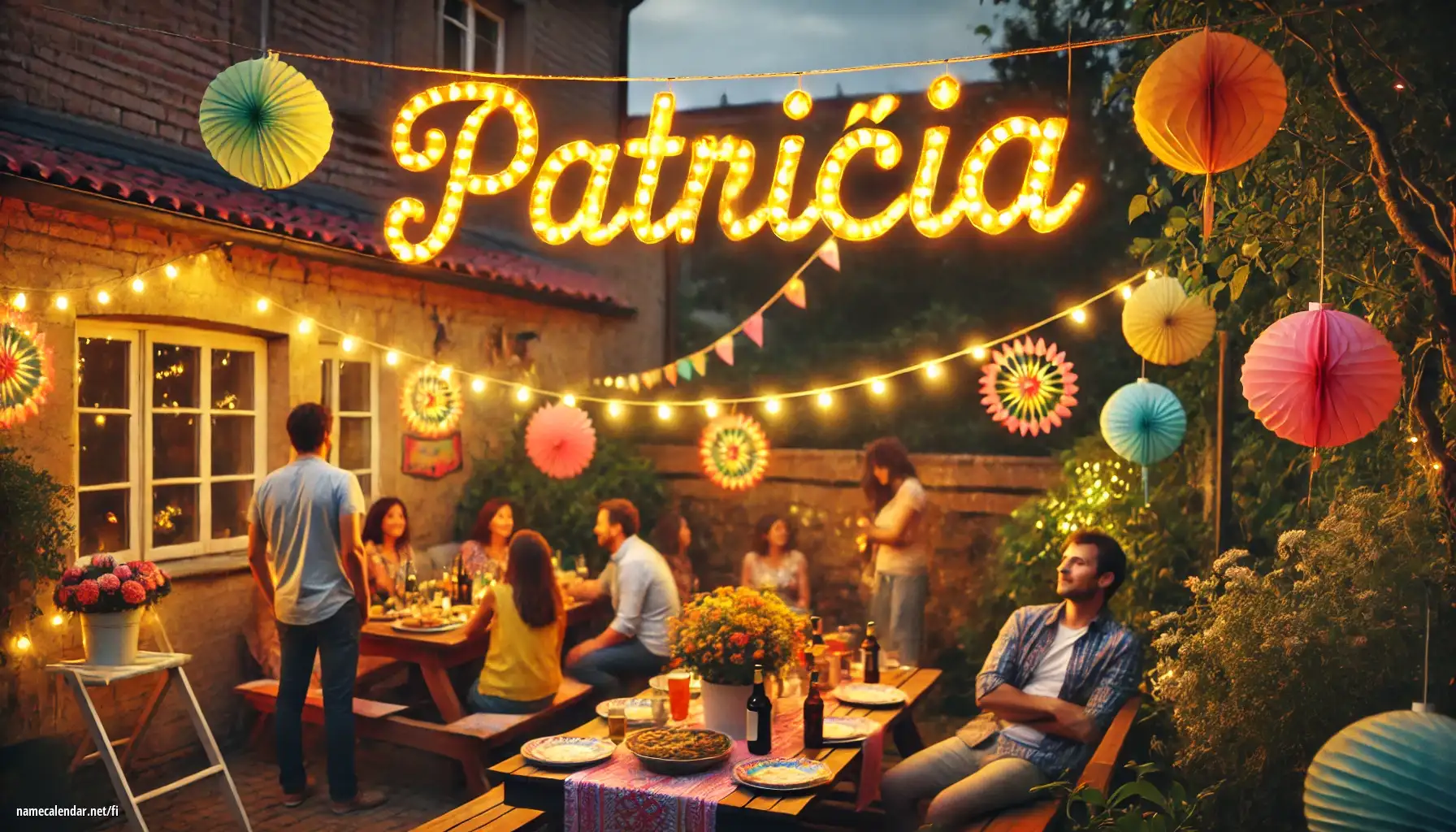 Nimipäivän ja nimen juhliminen - Patrícia