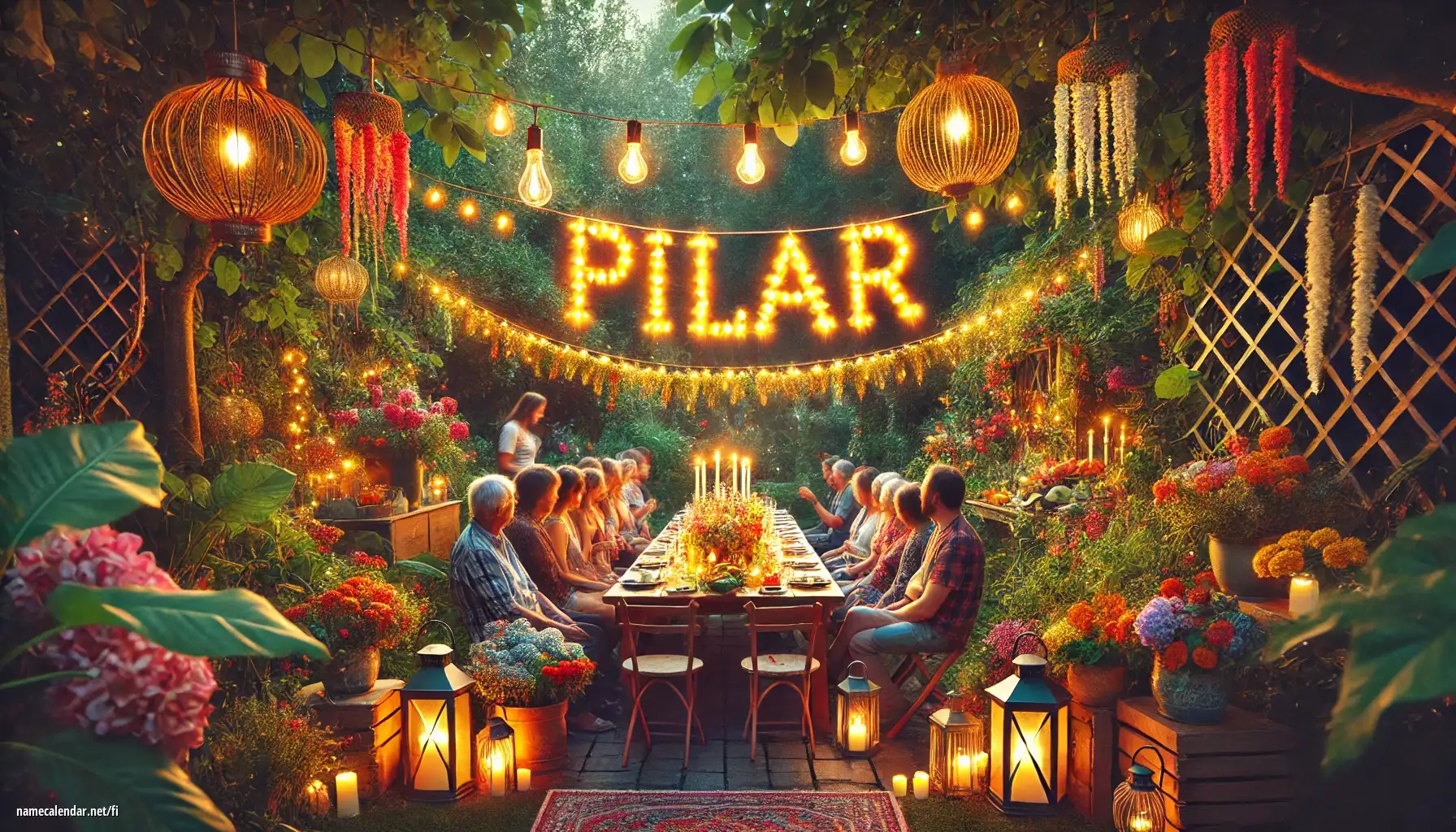 Nimipäivän ja nimen juhliminen - Pilar