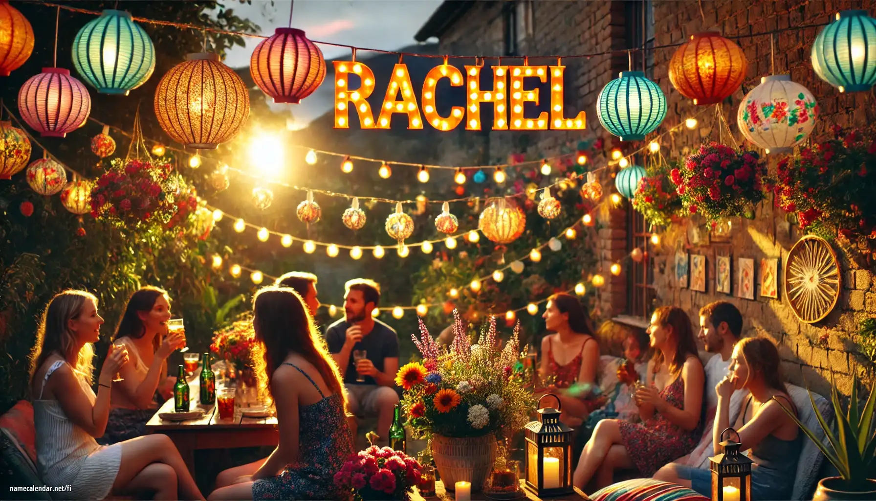 Nimipäivän ja nimen juhliminen - Rachel