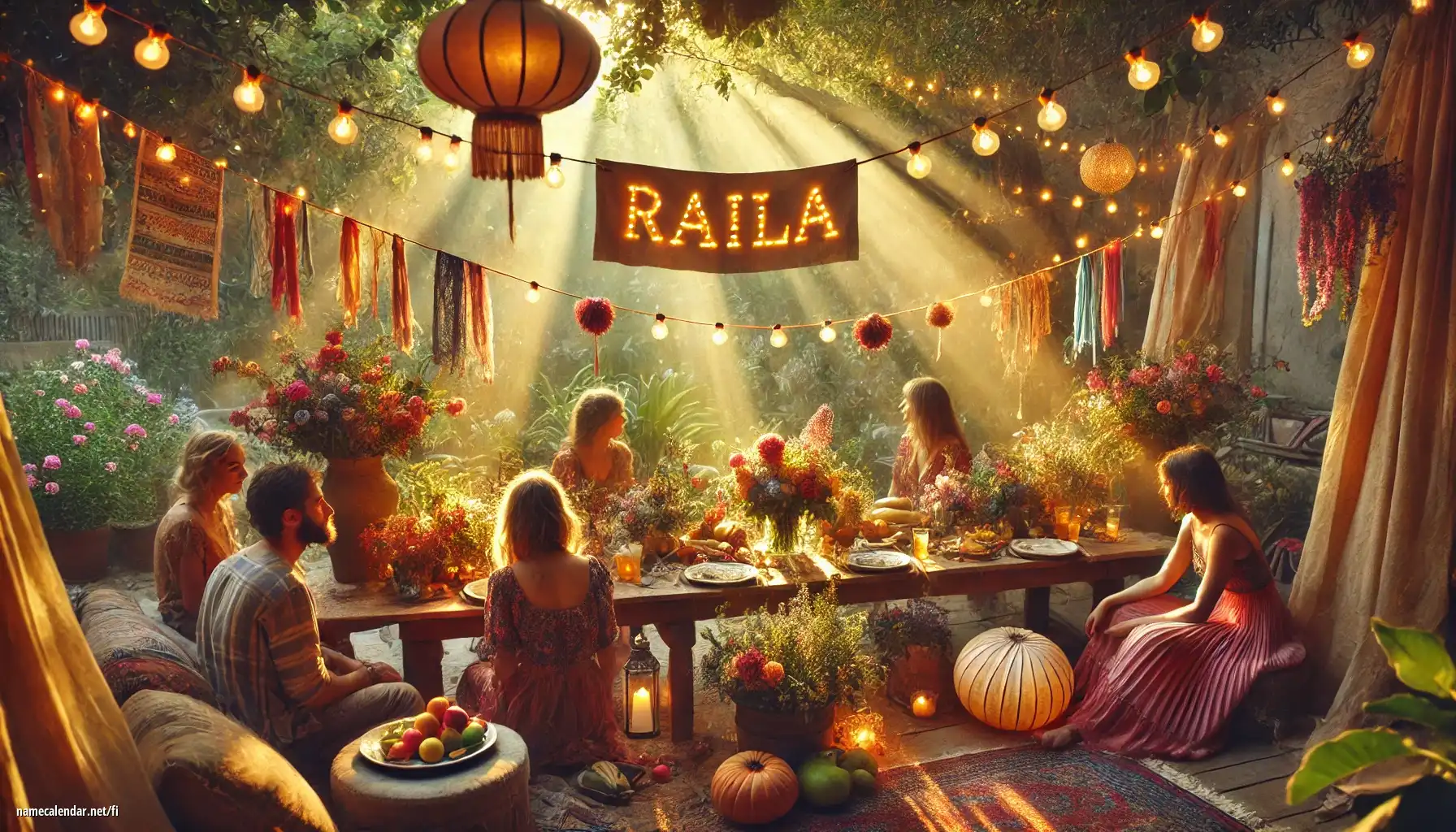 Nimipäivän ja nimen juhliminen - Raila