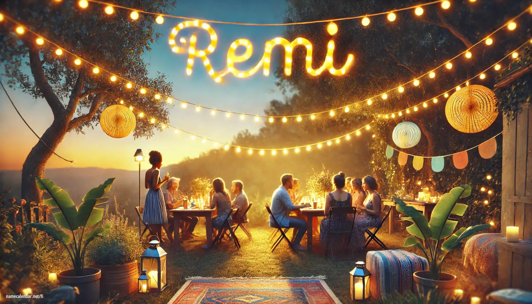 Nimipäivän ja nimen juhliminen - Remi