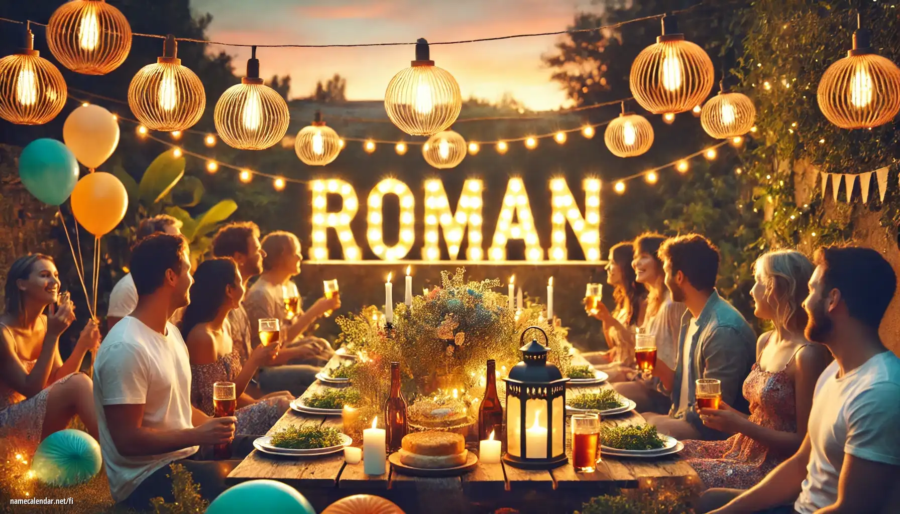 Nimipäivän ja nimen juhliminen - Román