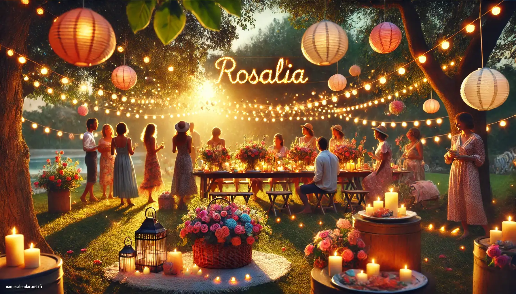 Nimipäivän ja nimen juhliminen - Rosalía