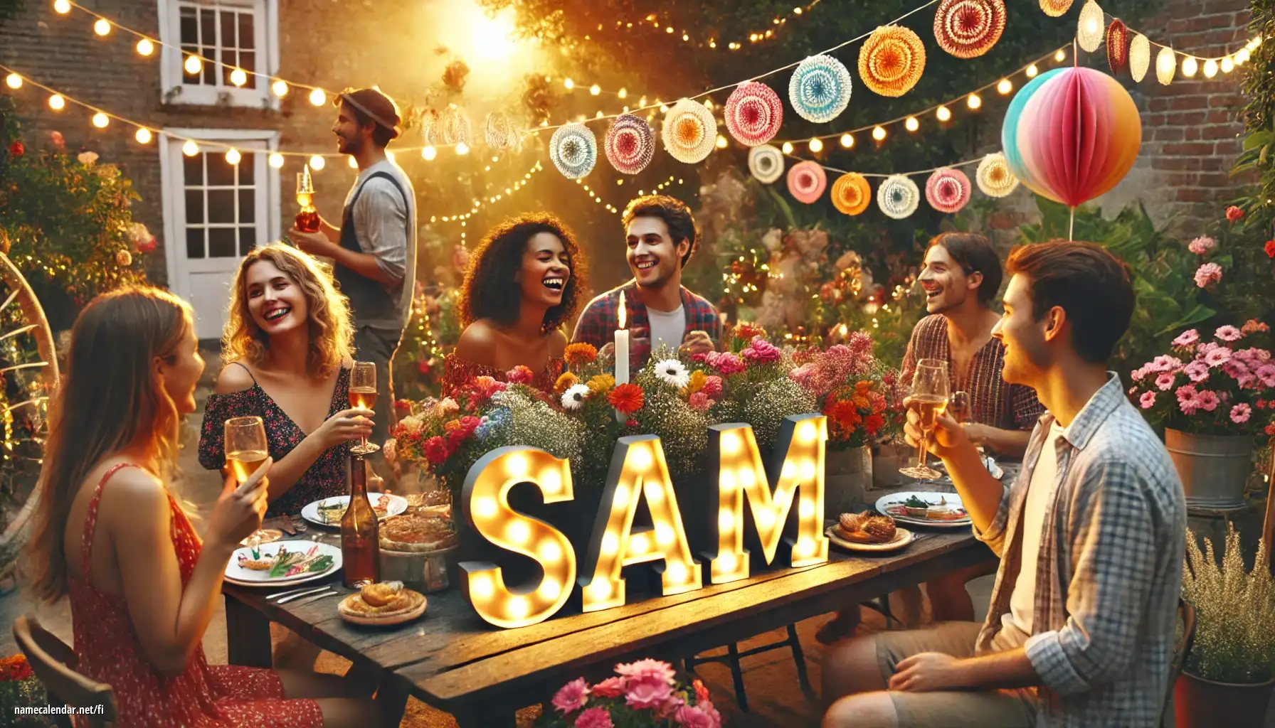 Nimipäivän ja nimen juhliminen - Sam