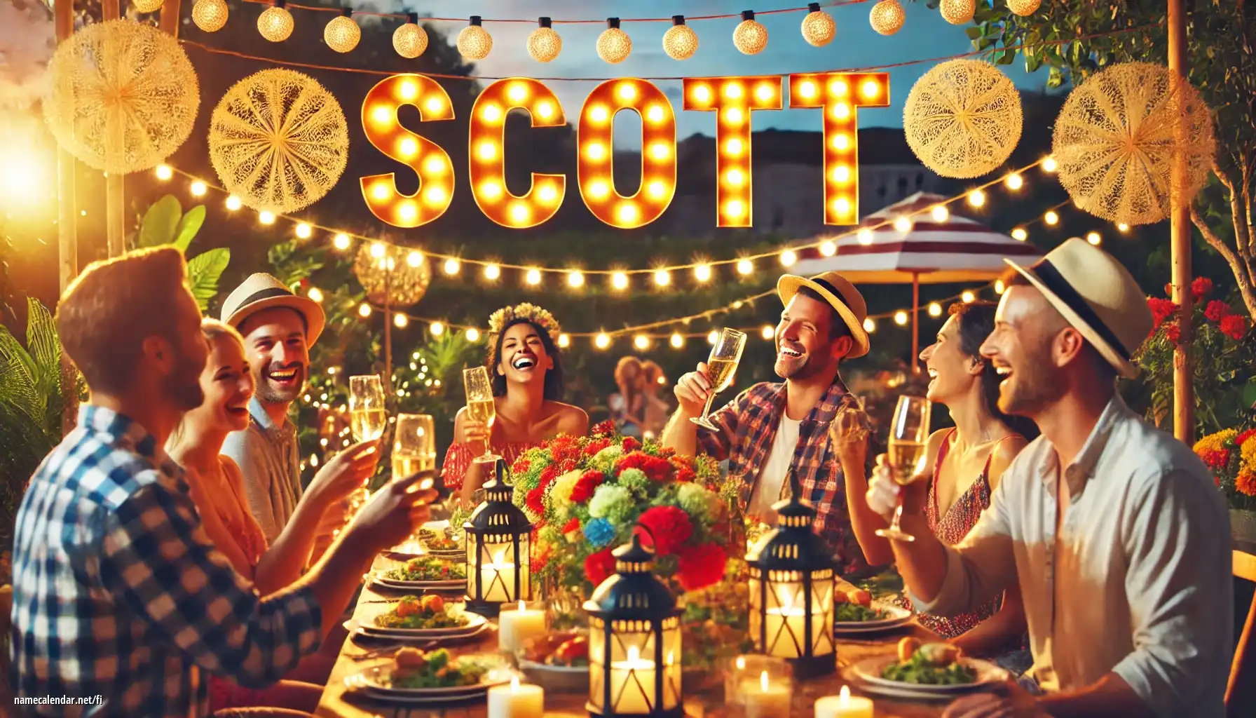 Nimipäivän ja nimen juhliminen - Scott