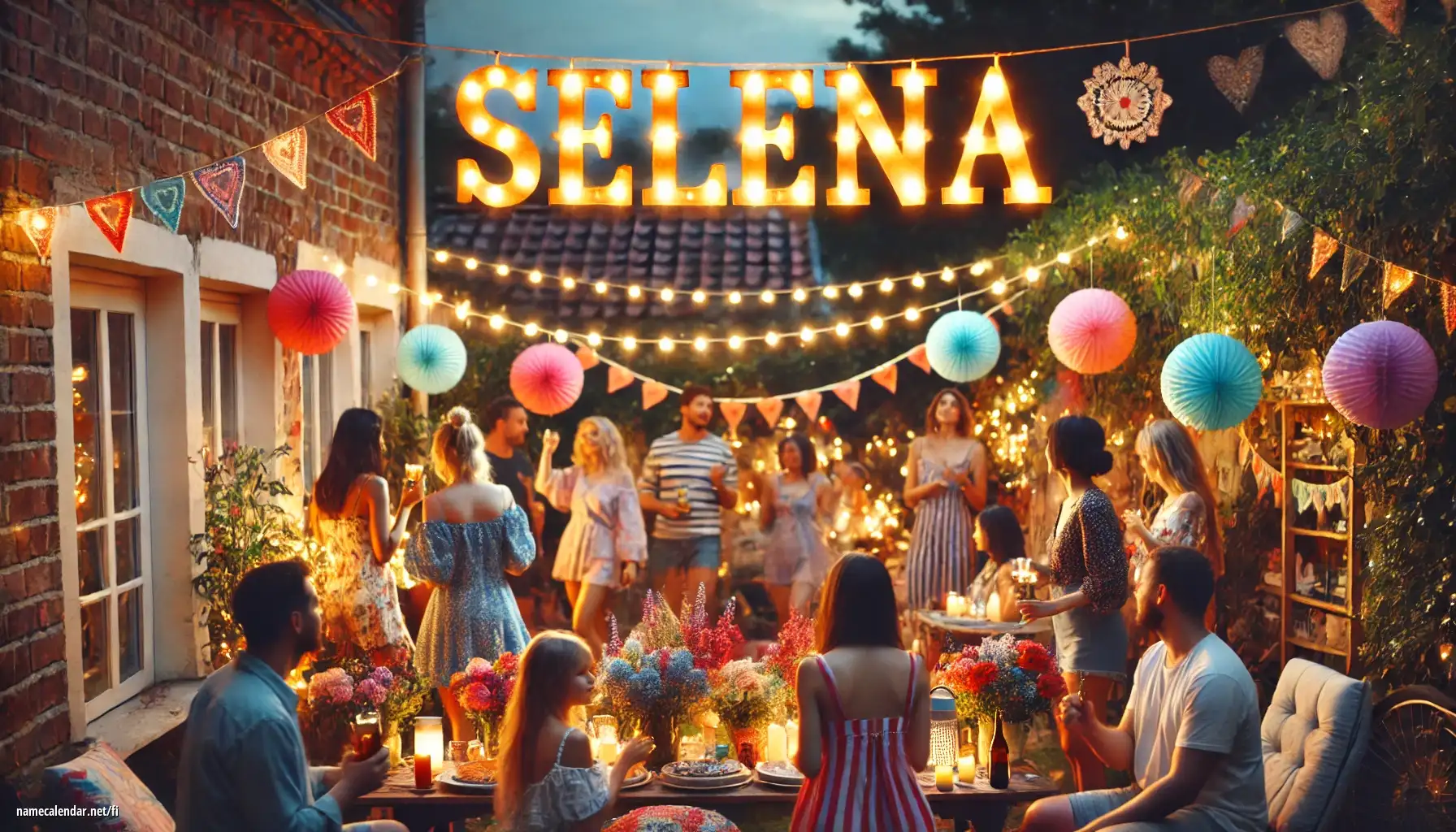 Nimipäivän ja nimen juhliminen - Selena