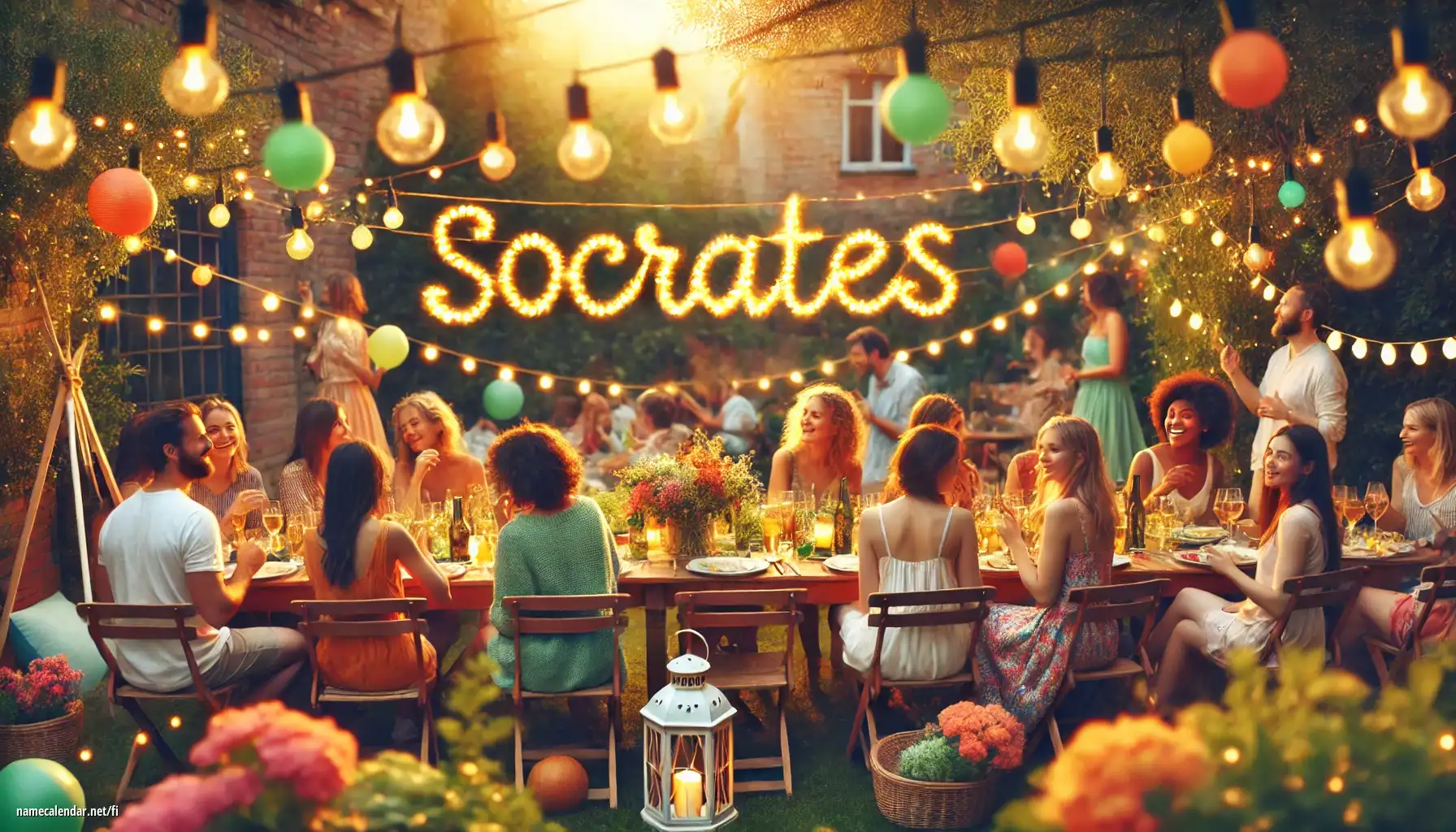Nimipäivän ja nimen juhliminen - Socrates