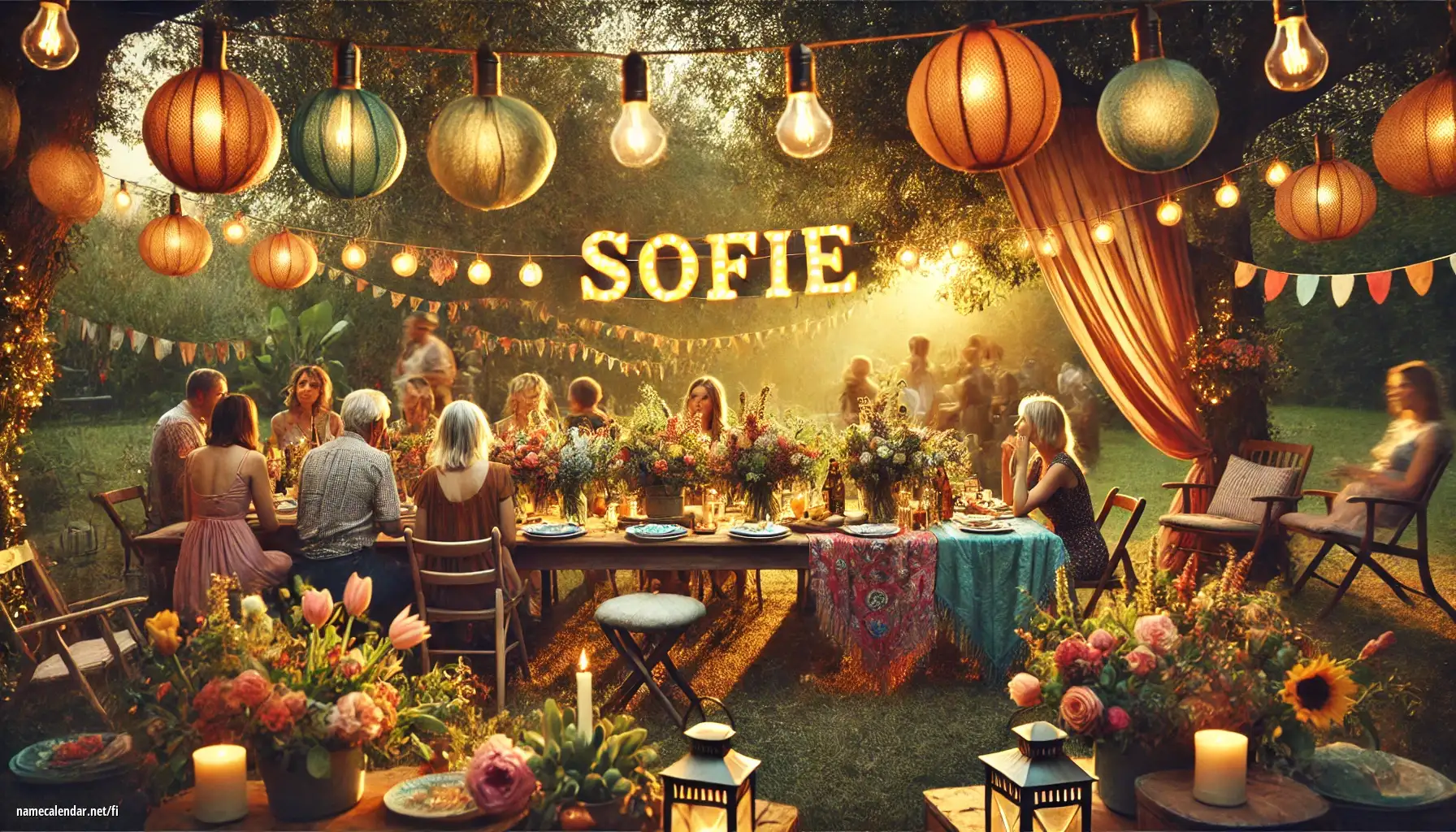 Nimipäivän ja nimen juhliminen - Sofie