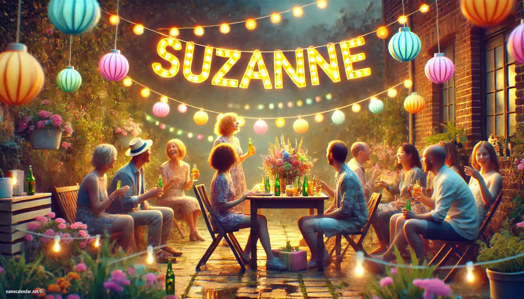 Nimipäivän ja nimen juhliminen - Suzanne