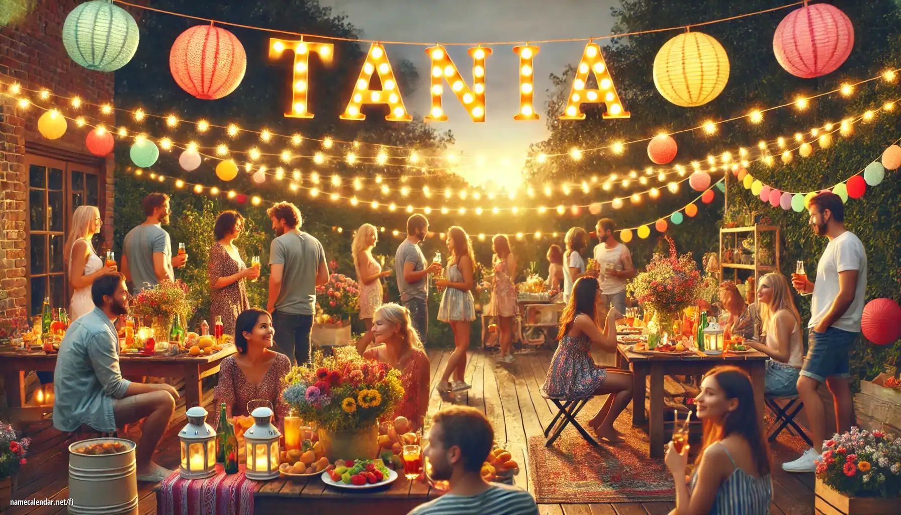 Nimipäivän ja nimen juhliminen - Tania