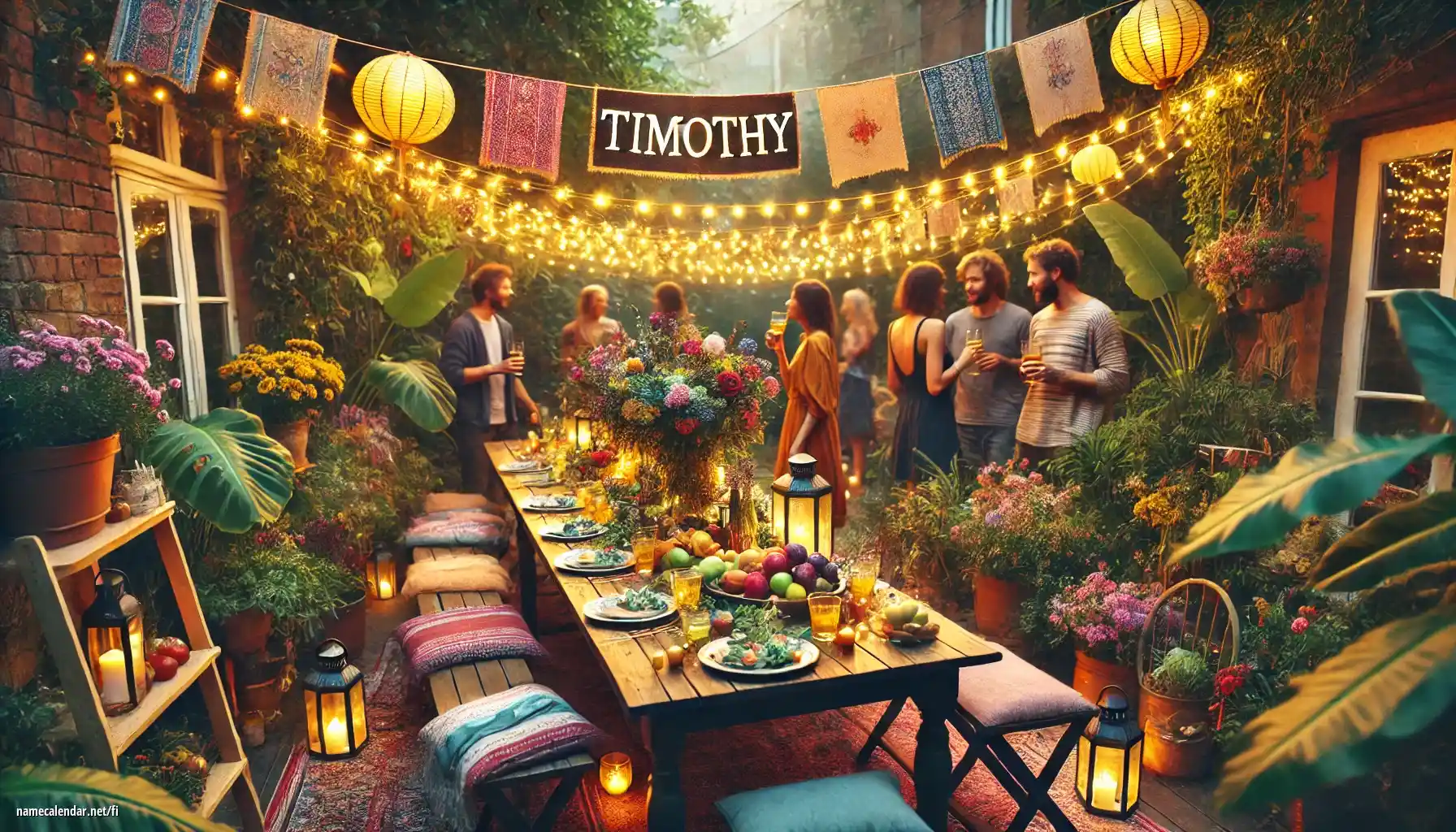 Nimipäivän ja nimen juhliminen - Timothy