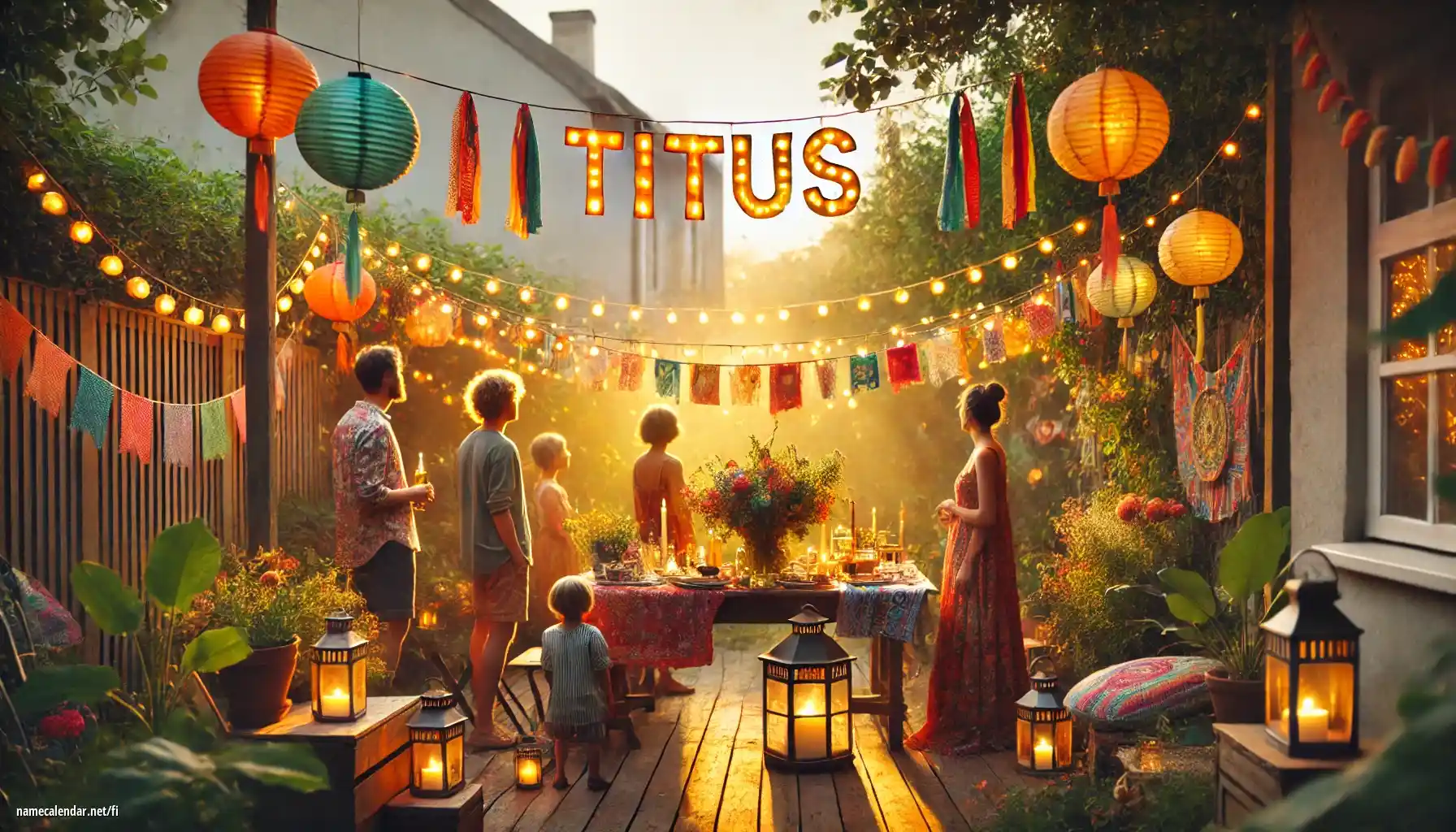 Nimipäivän ja nimen juhliminen - Titus