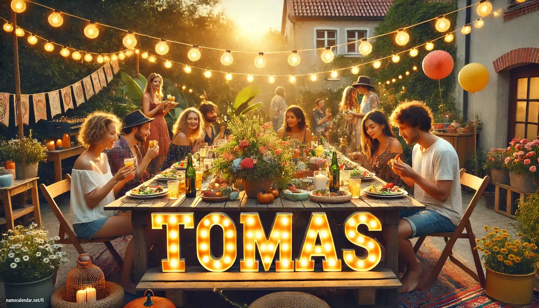 Nimipäivän ja nimen juhliminen - Tomás