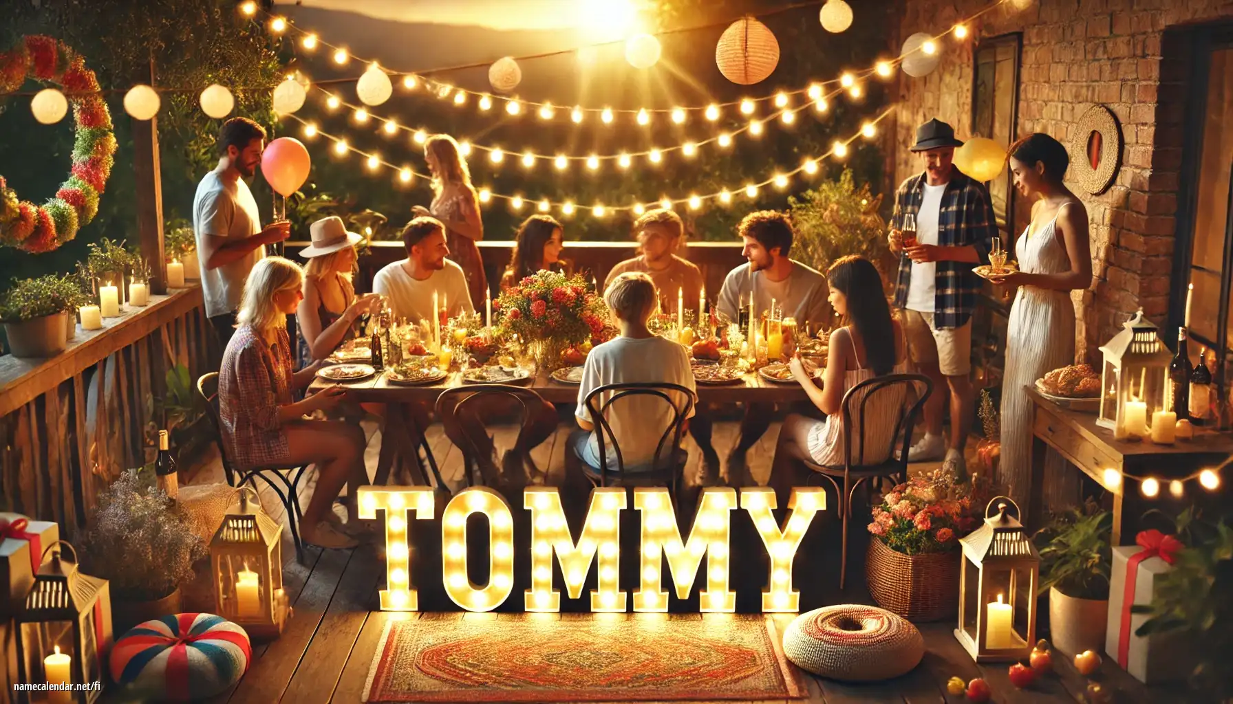 Nimipäivän ja nimen juhliminen - Tommy