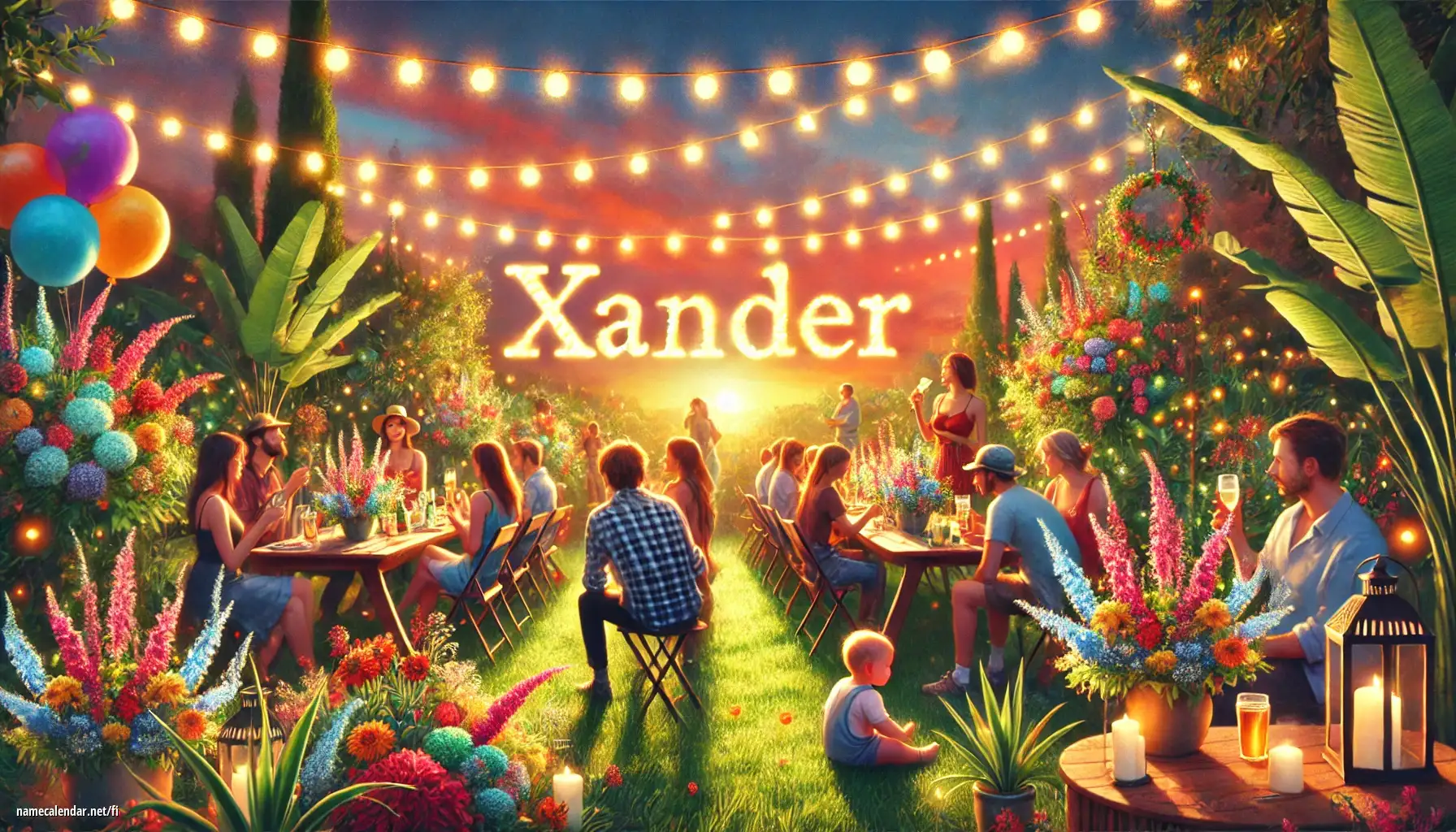 Nimipäivän ja nimen juhliminen - Xander