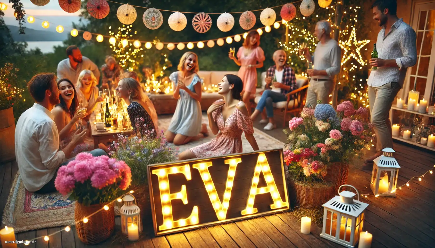 Célébration du jour du nom et du nom - Éva