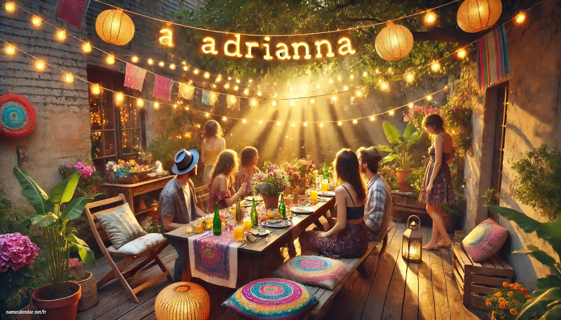 Célébration du jour du nom et du nom - Adrianna