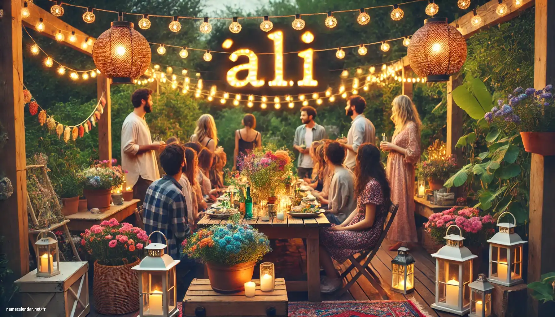 Célébration du jour du nom et du nom - Ali