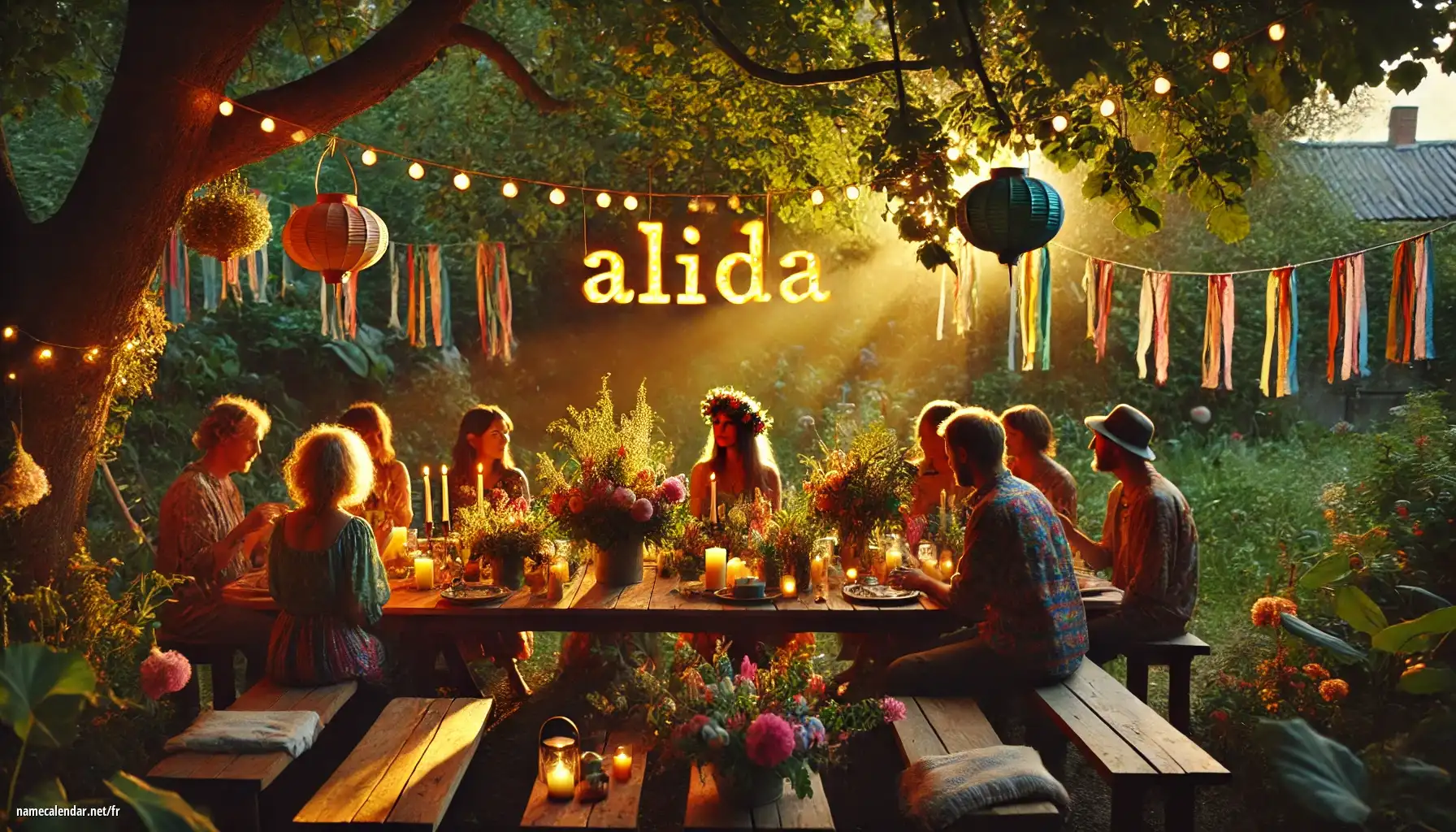 Célébration du jour du nom et du nom - Alida