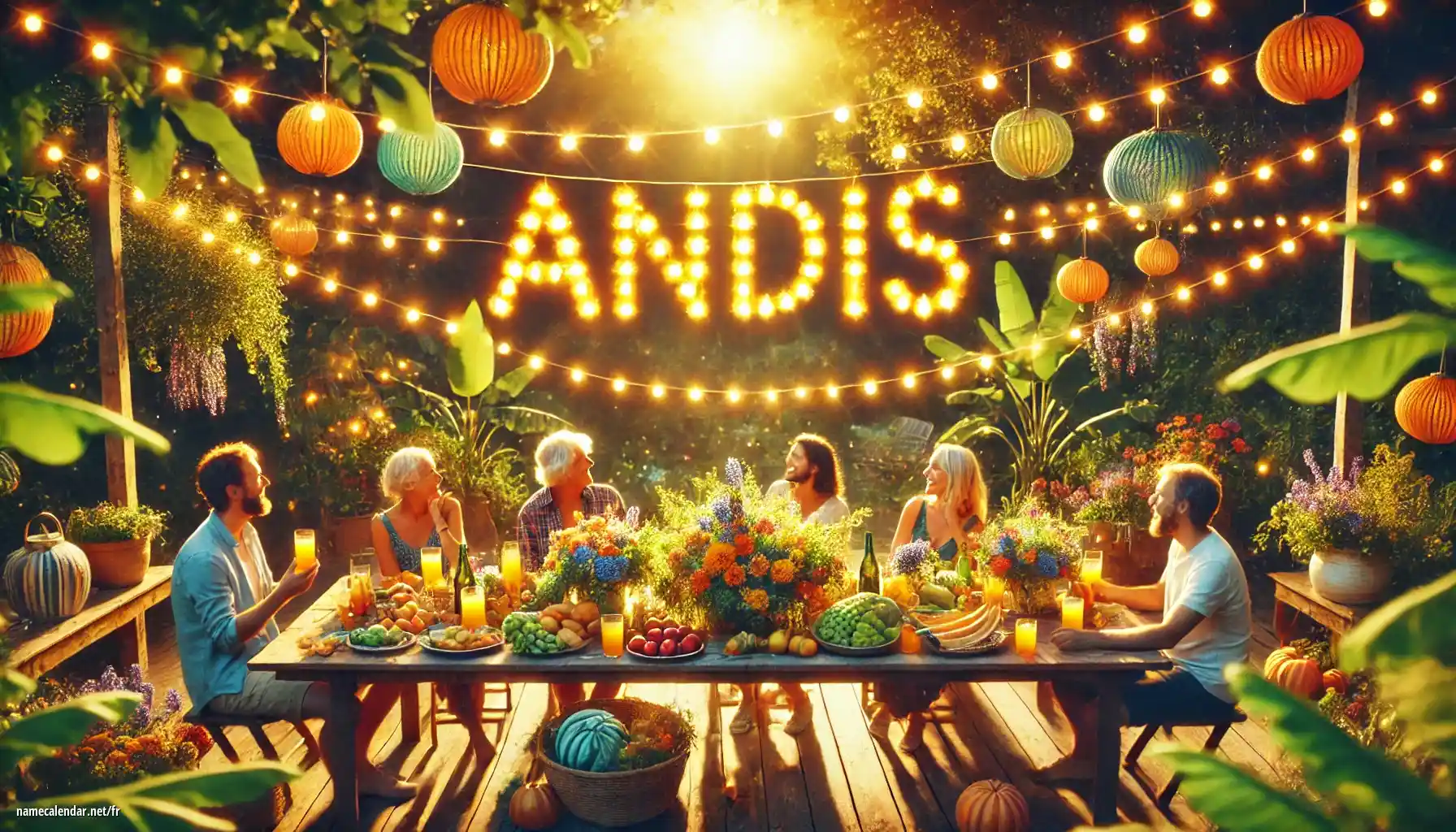 Célébration du jour du nom et du nom - Andis