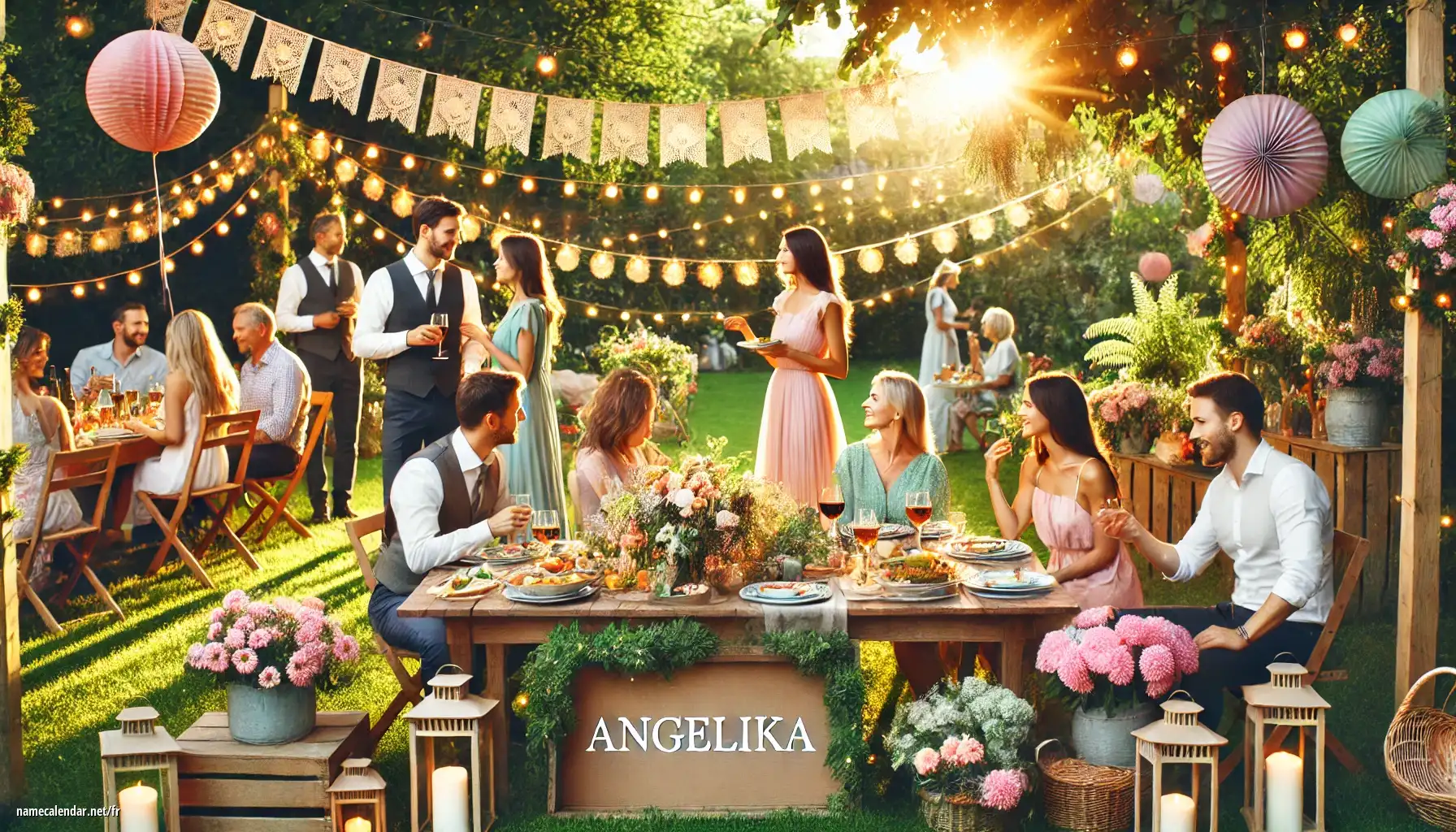 Célébration du jour du nom et du nom - Angelika