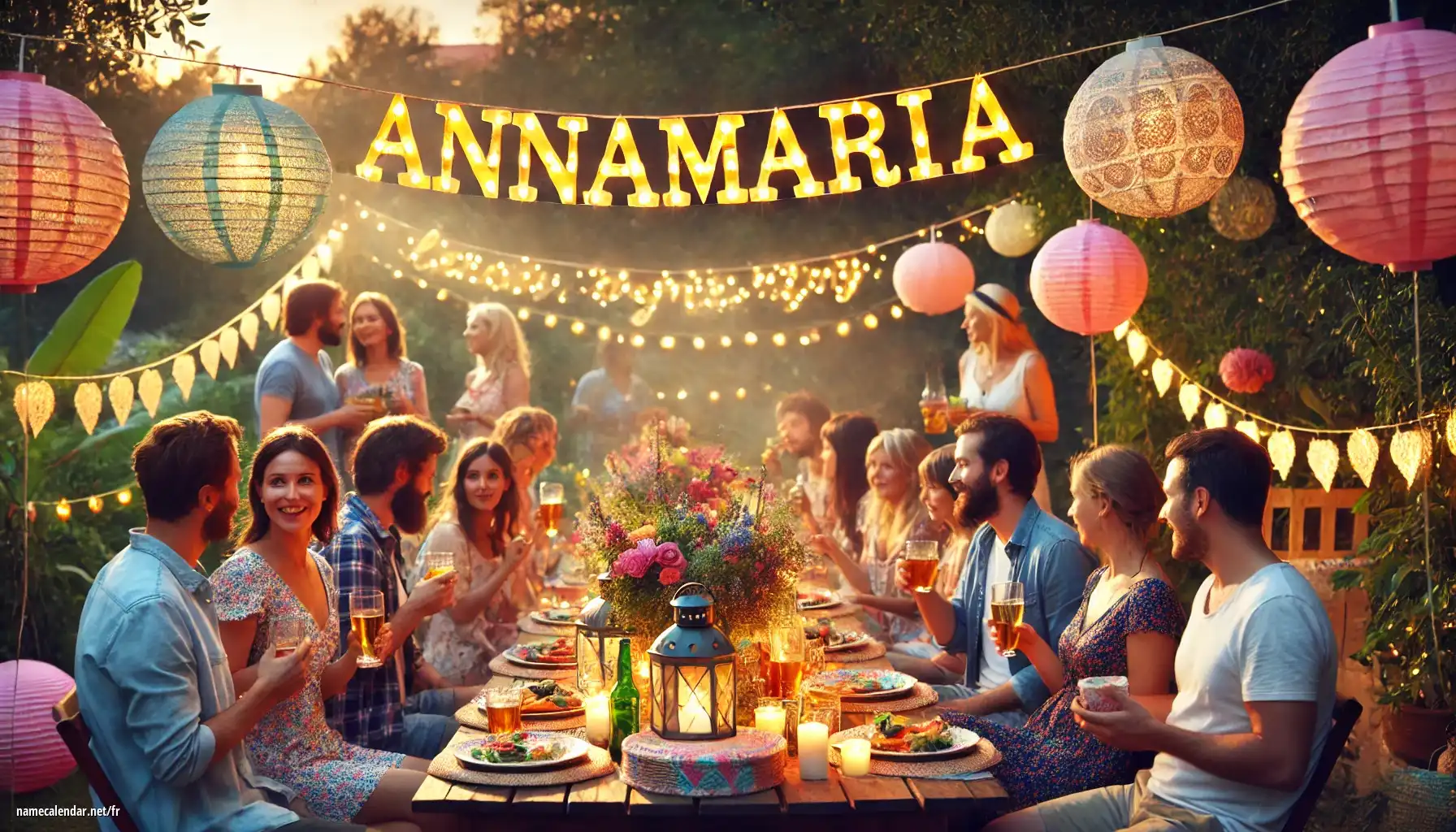 Célébration du jour du nom et du nom - Annamaria