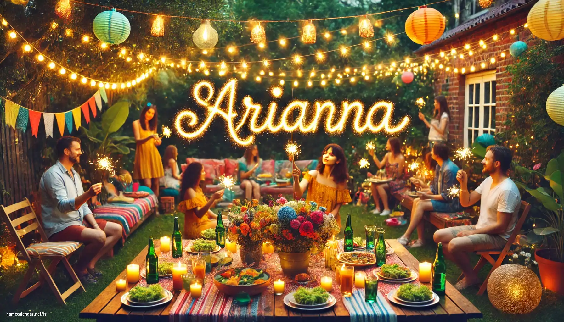 Célébration du jour du nom et du nom - Arianna