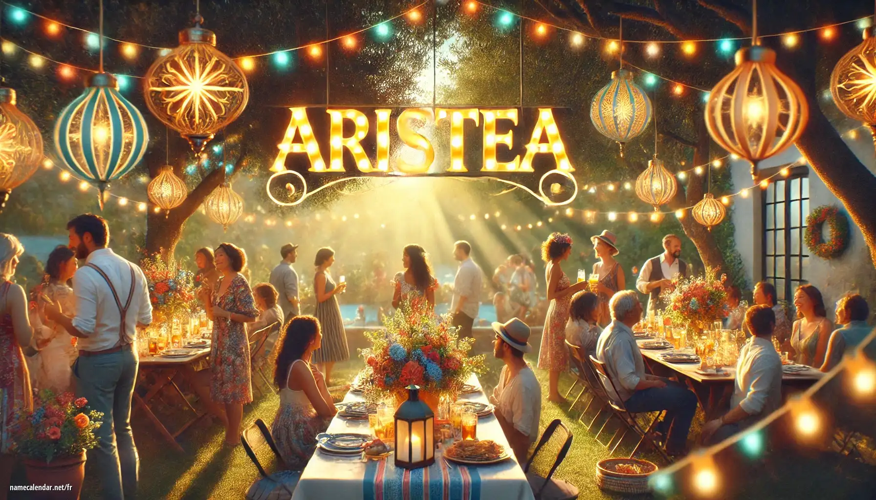 Célébration du jour du nom et du nom - Aristea