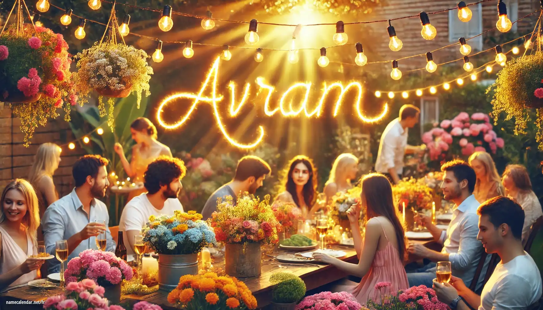 Célébration du jour du nom et du nom - Avram