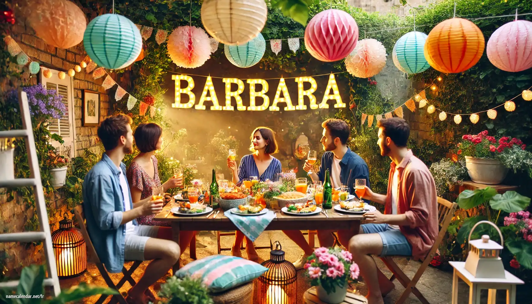 Célébration du jour du nom et du nom - Barbara