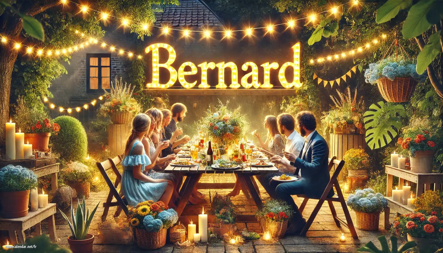 Célébration du jour du nom et du nom - Bernard