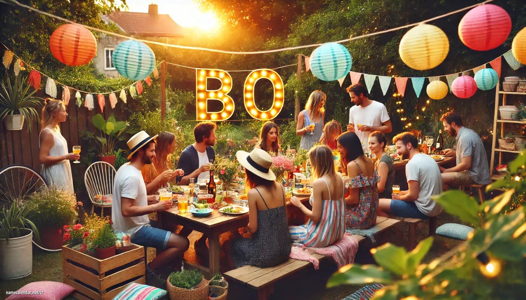 Célébration du jour du nom et du nom - Bo