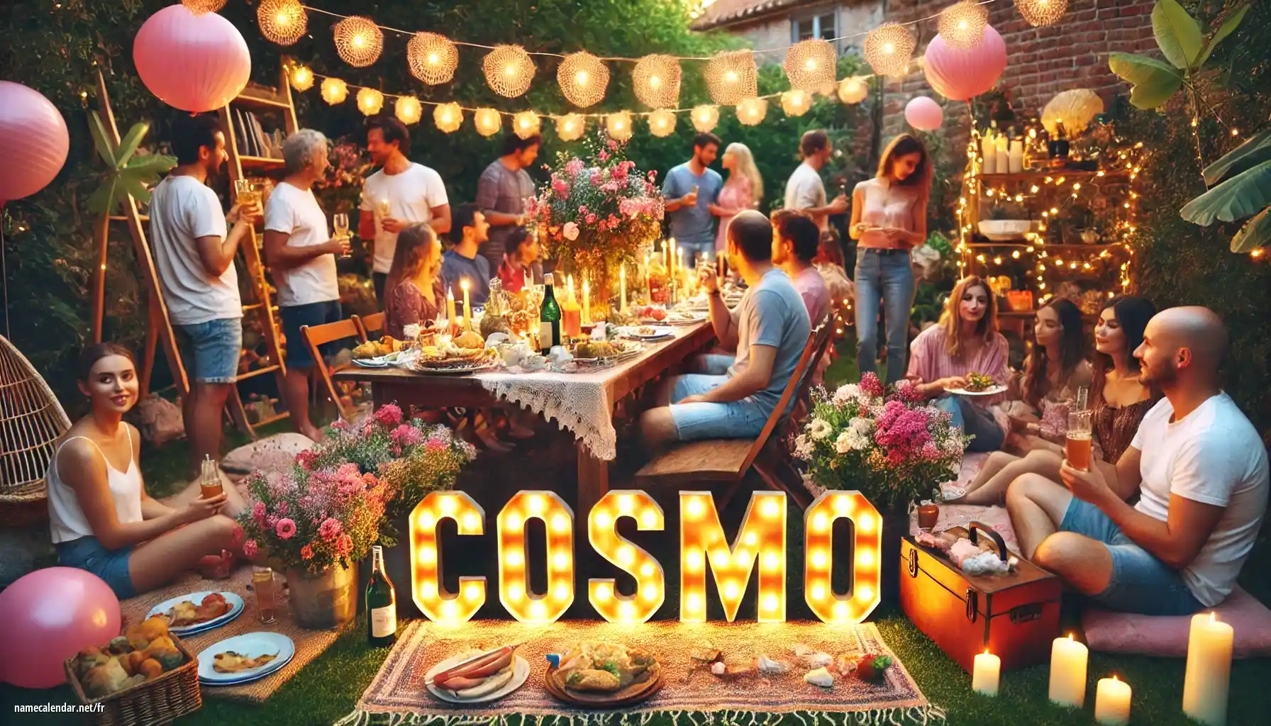 Célébration du jour du nom et du nom - Cosmo