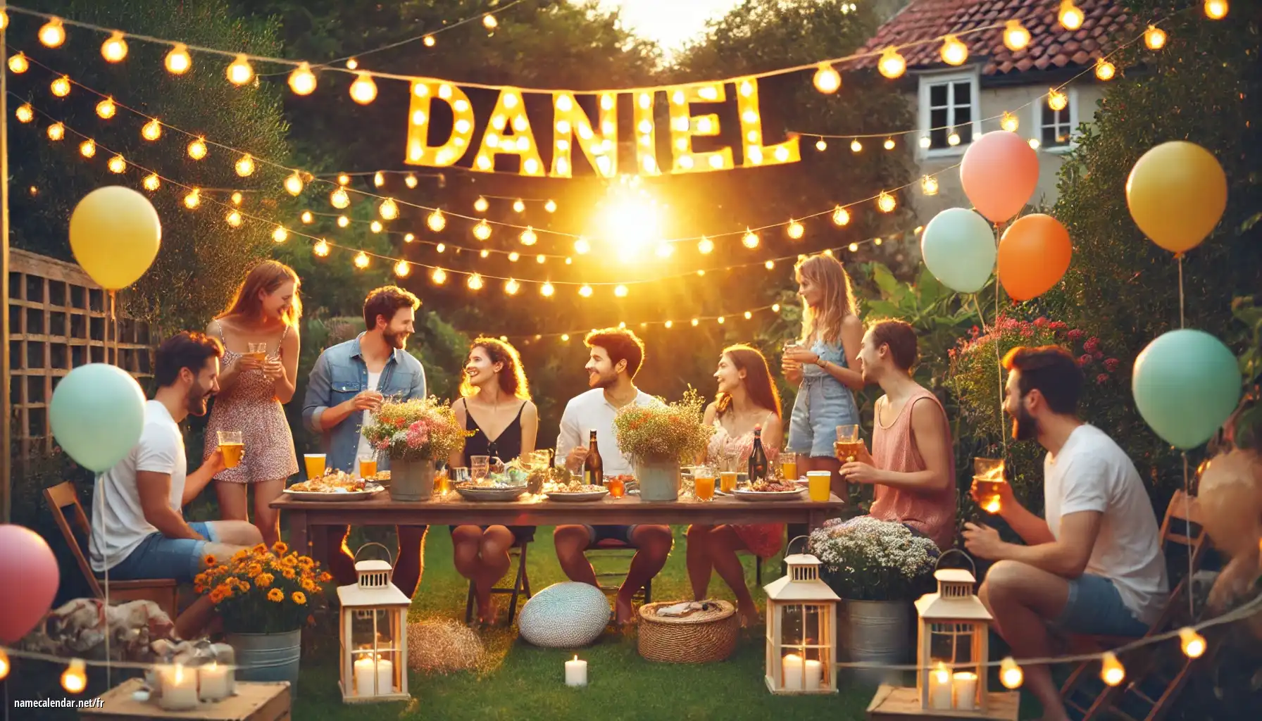 Célébration du jour du nom et du nom - Dániel