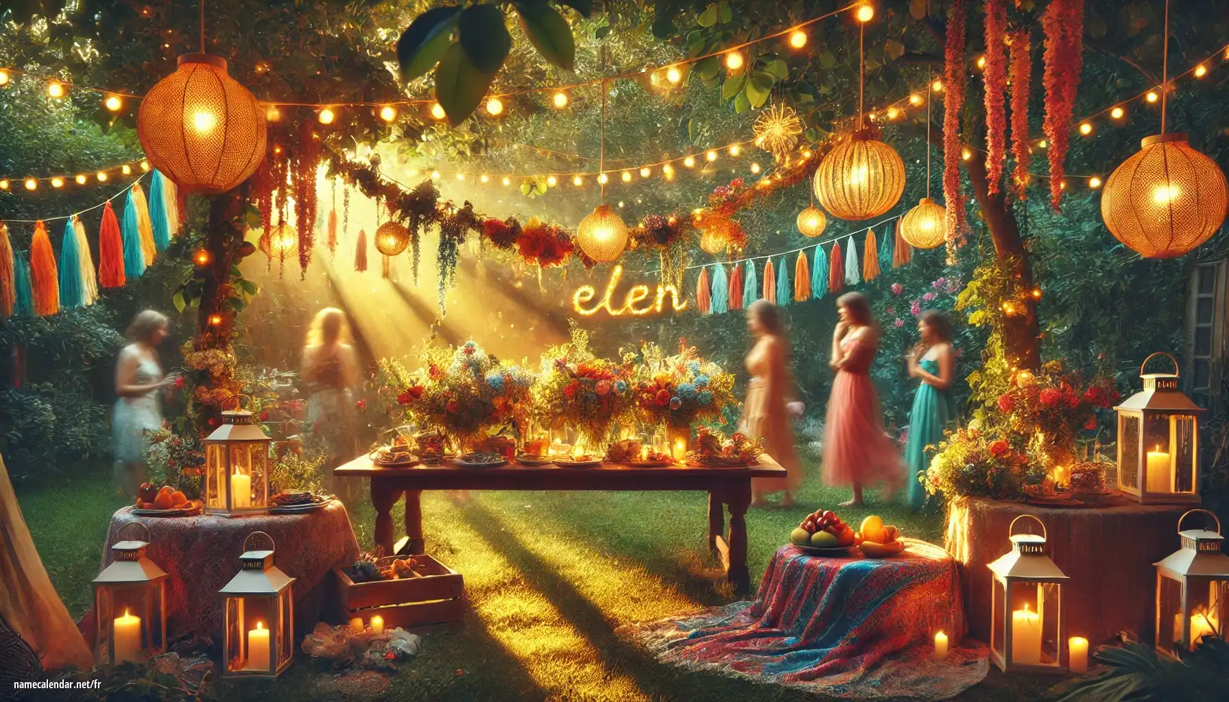 Célébration du jour du nom et du nom - Elen