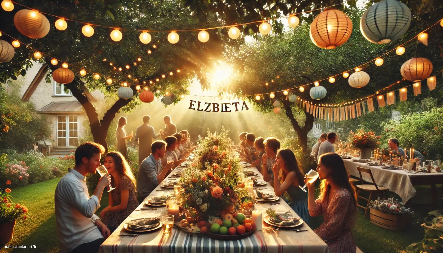 Célébration du jour du nom et du nom - Elzbieta