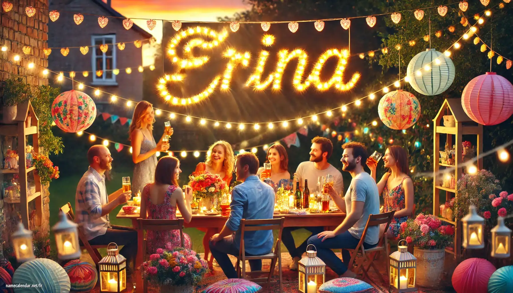 Célébration du jour du nom et du nom - Erina