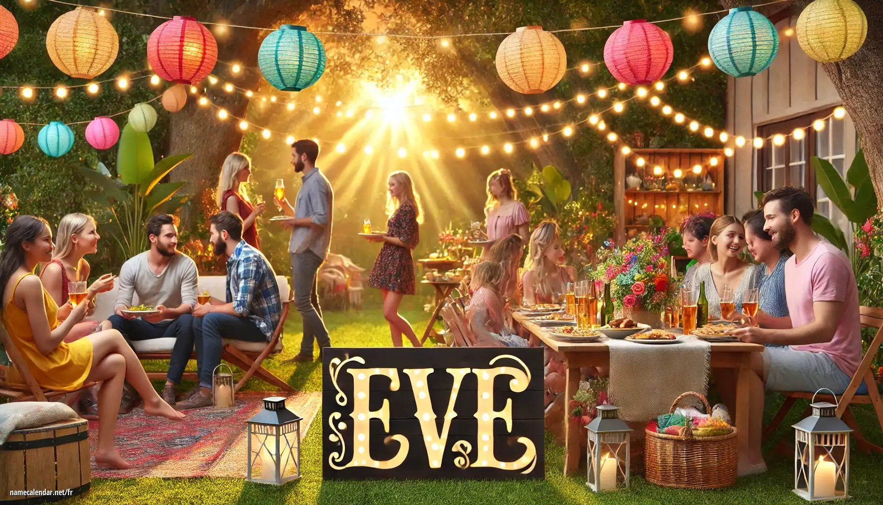 Célébration du jour du nom et du nom - Eve