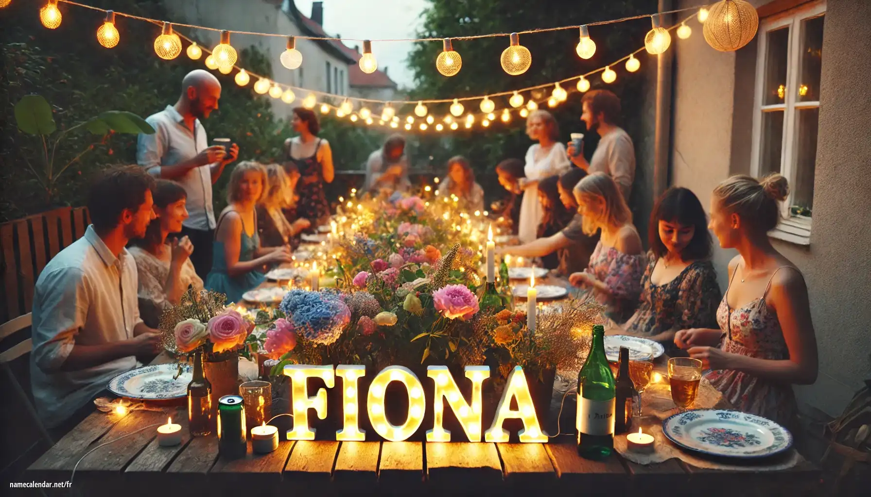 Célébration du jour du nom et du nom - Fiona