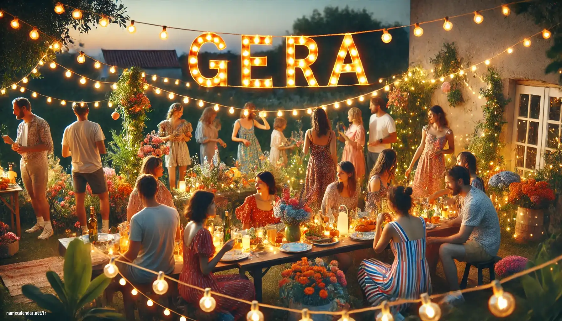 Célébration du jour du nom et du nom - Gera