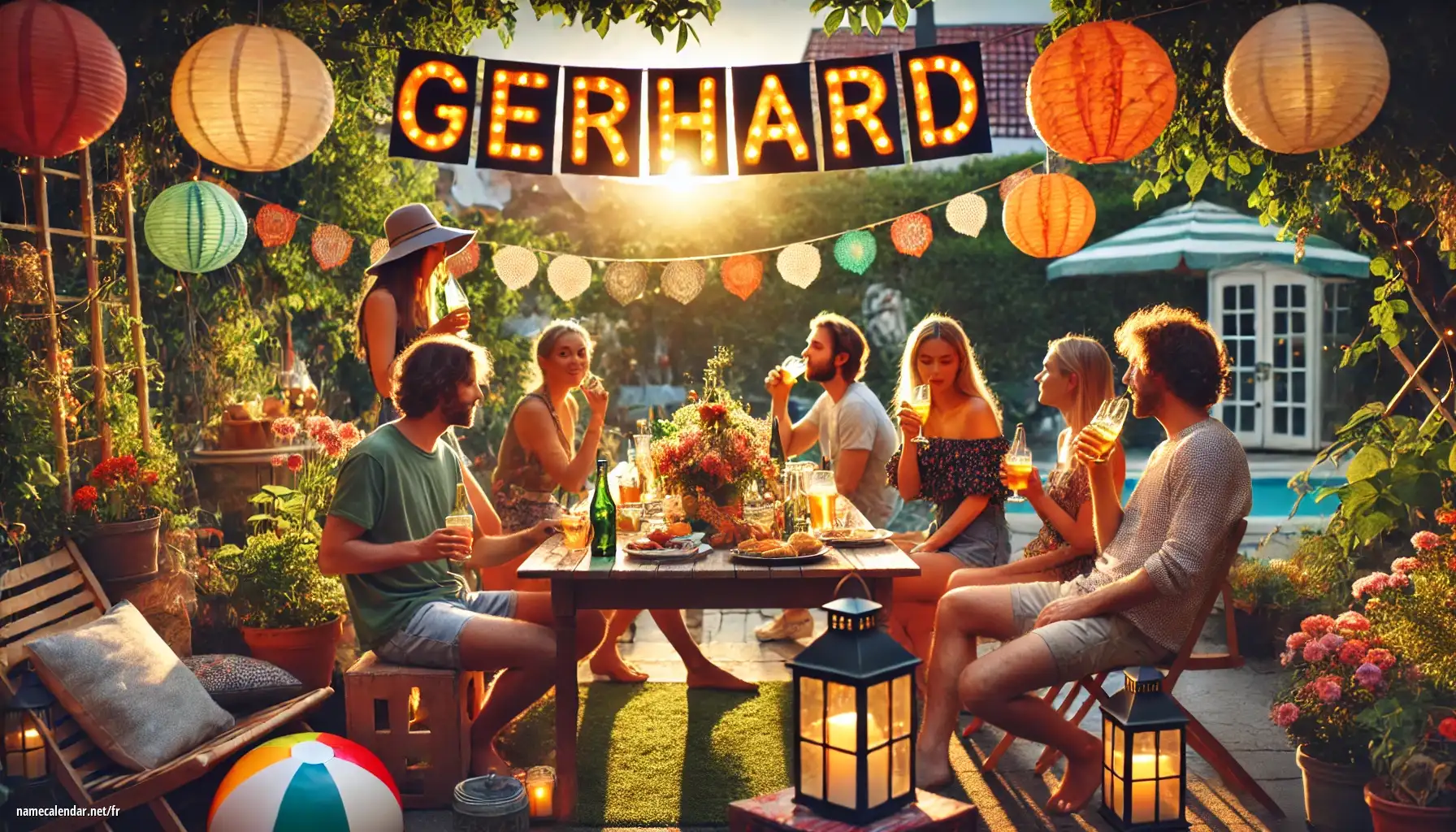 Célébration du jour du nom et du nom - Gerhard