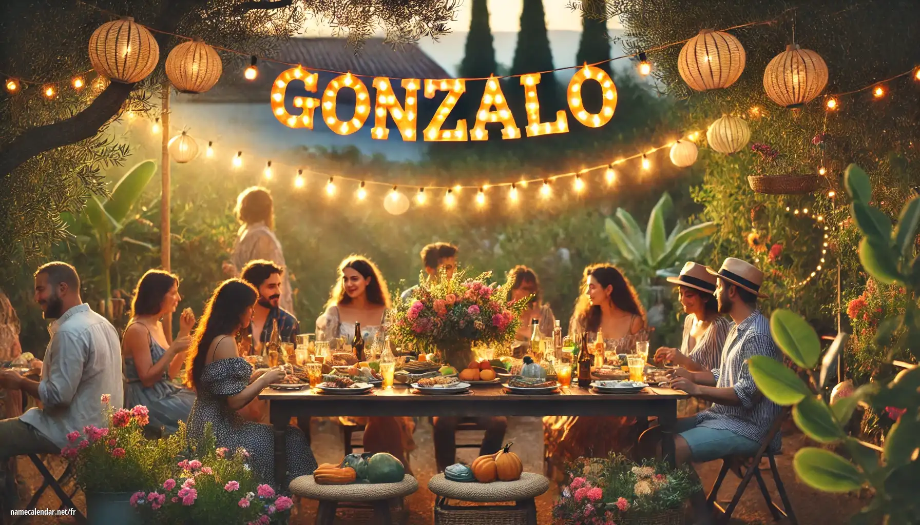 Célébration du jour du nom et du nom - Gonzalo