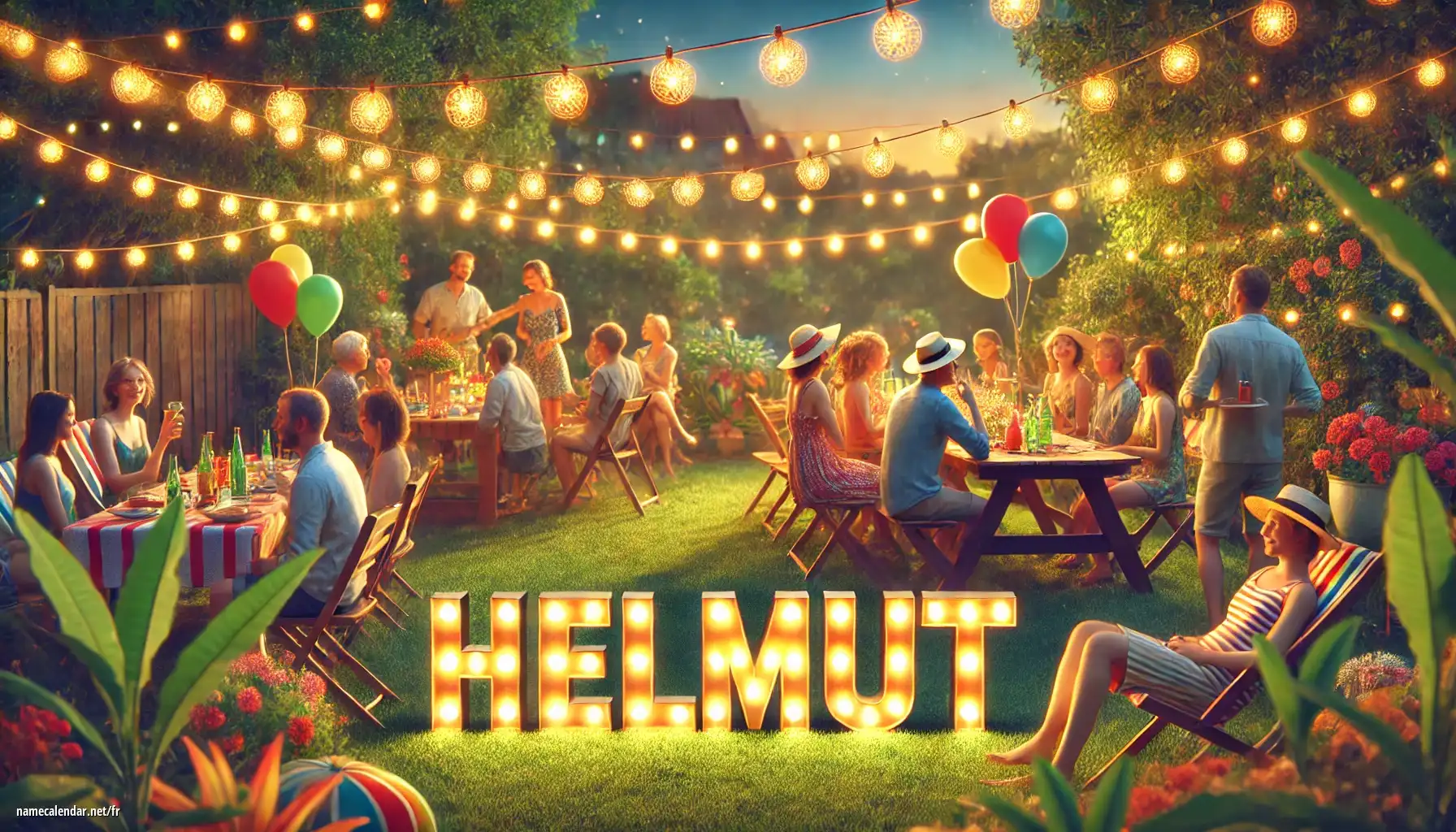 Célébration du jour du nom et du nom - Helmut