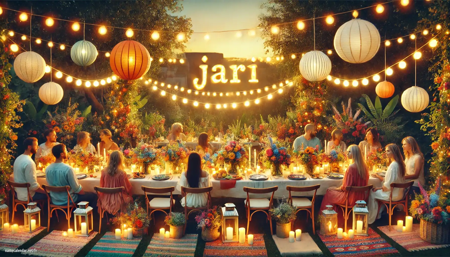 Célébration du jour du nom et du nom - Jari