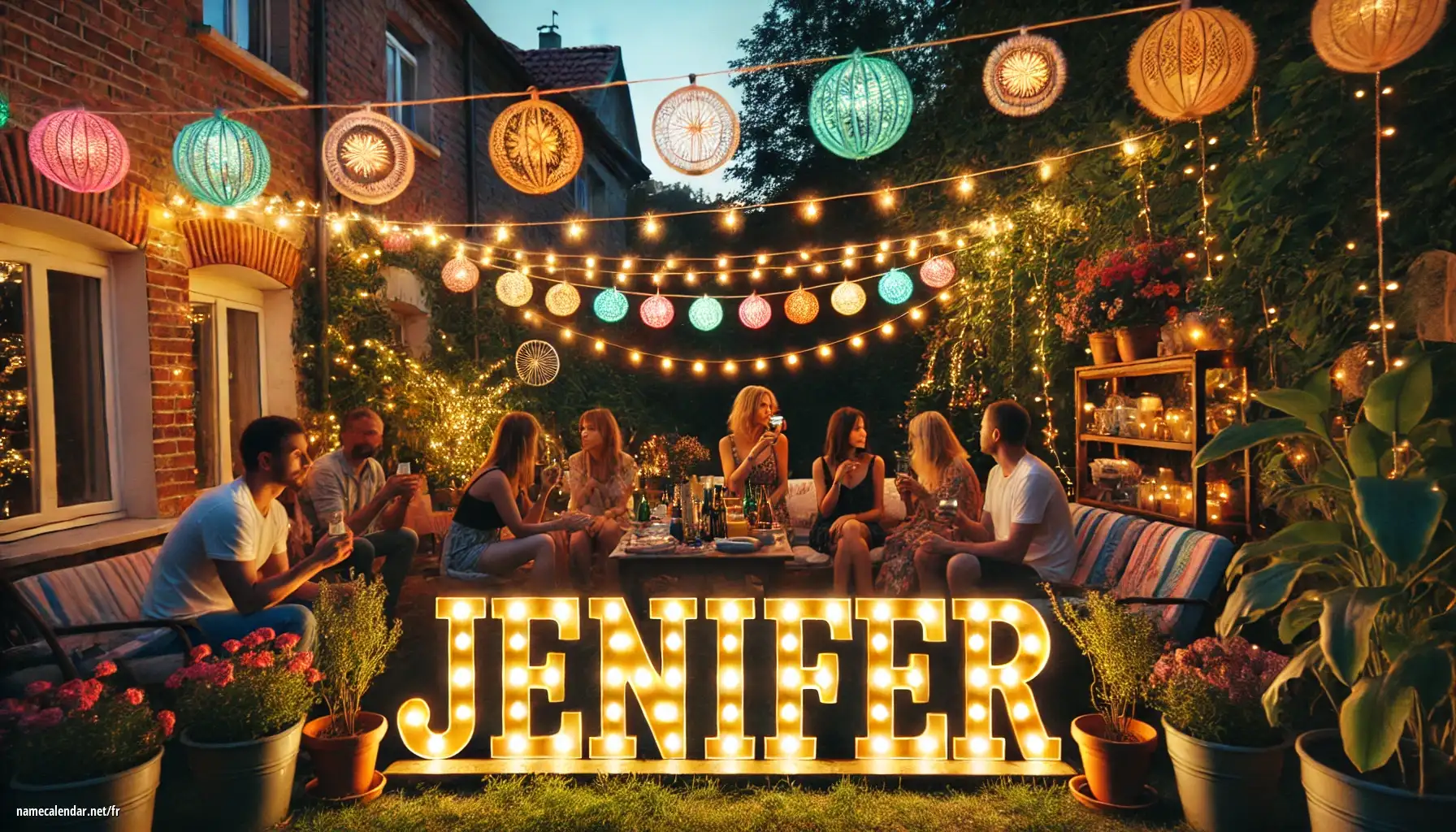 Célébration du jour du nom et du nom - Jenifer