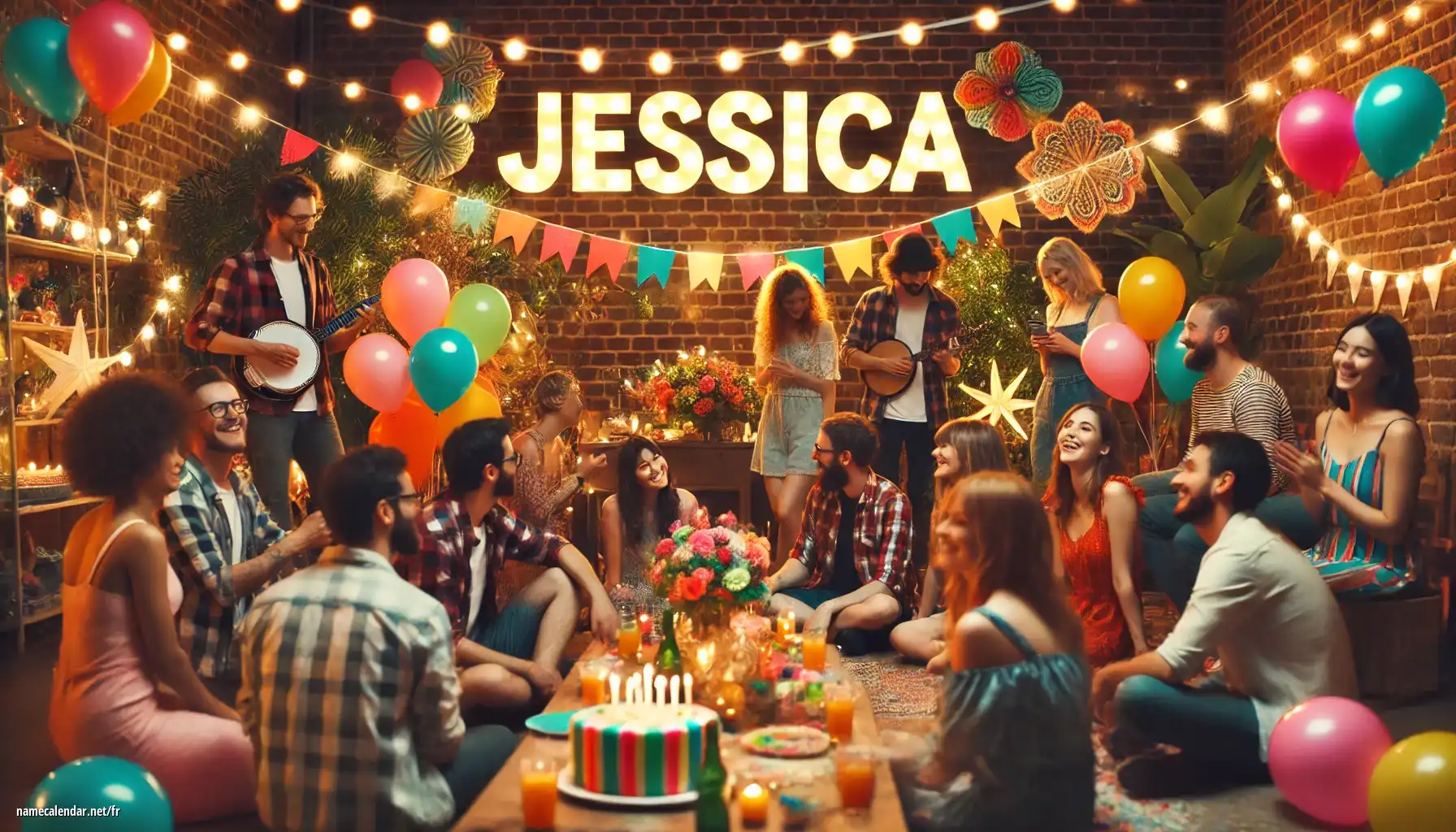 Célébration du jour du nom et du nom - Jessica