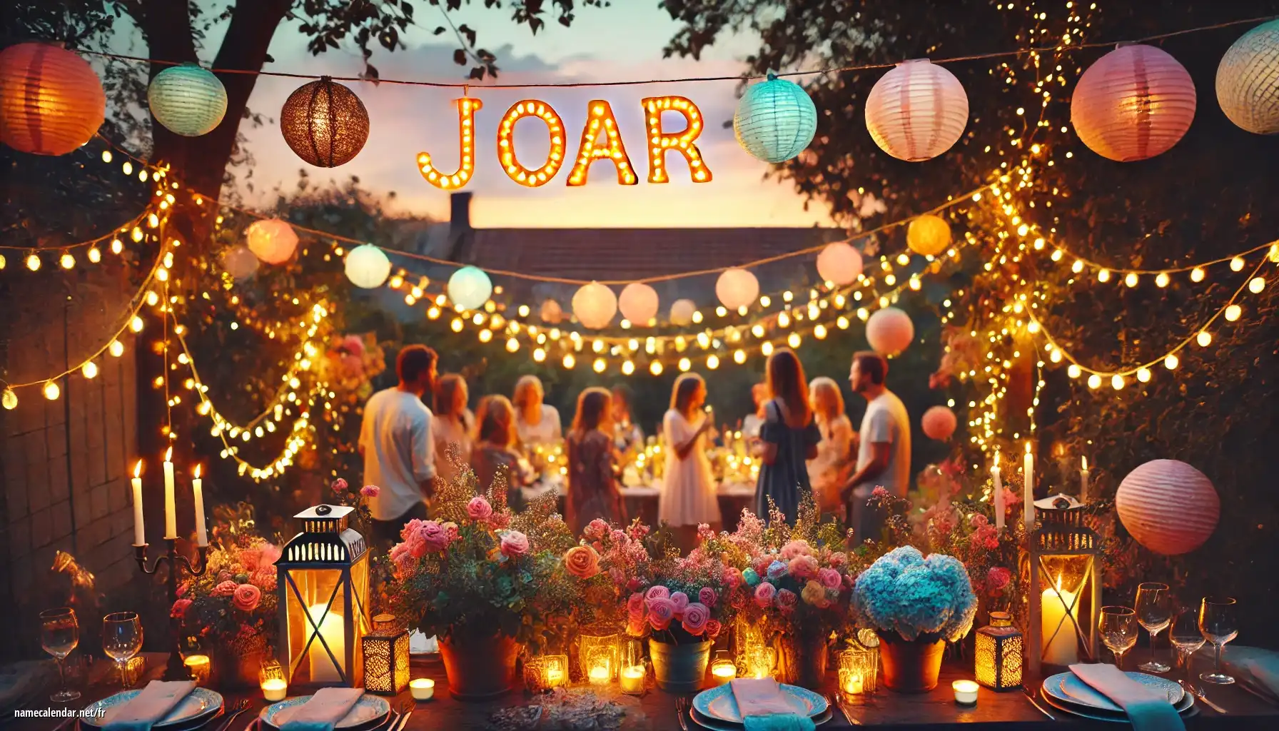 Célébration du jour du nom et du nom - Joar