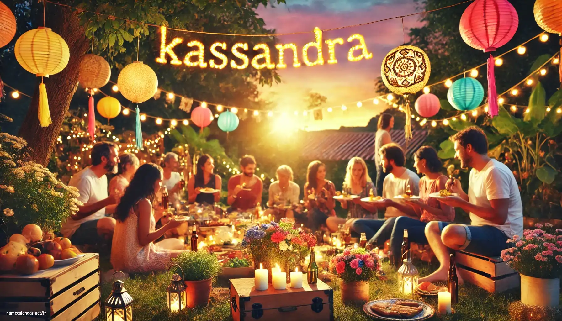 Célébration du jour du nom et du nom - Kassandra