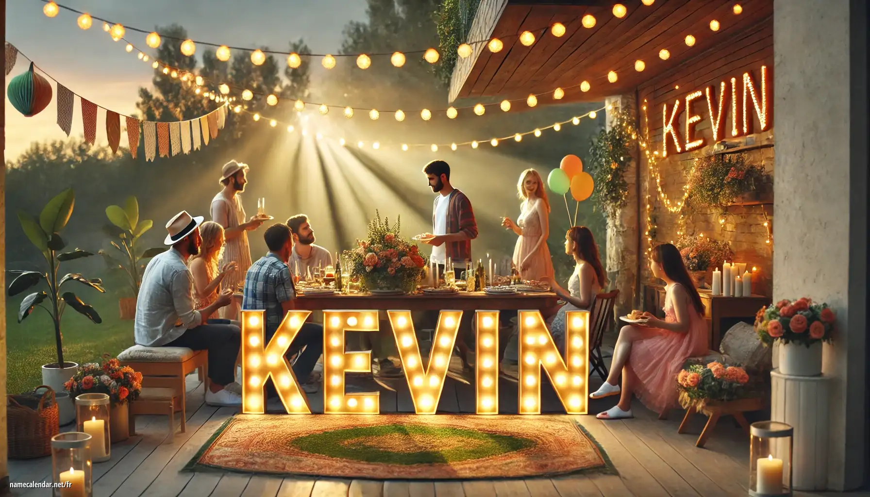 Célébration du jour du nom et du nom - Kévin